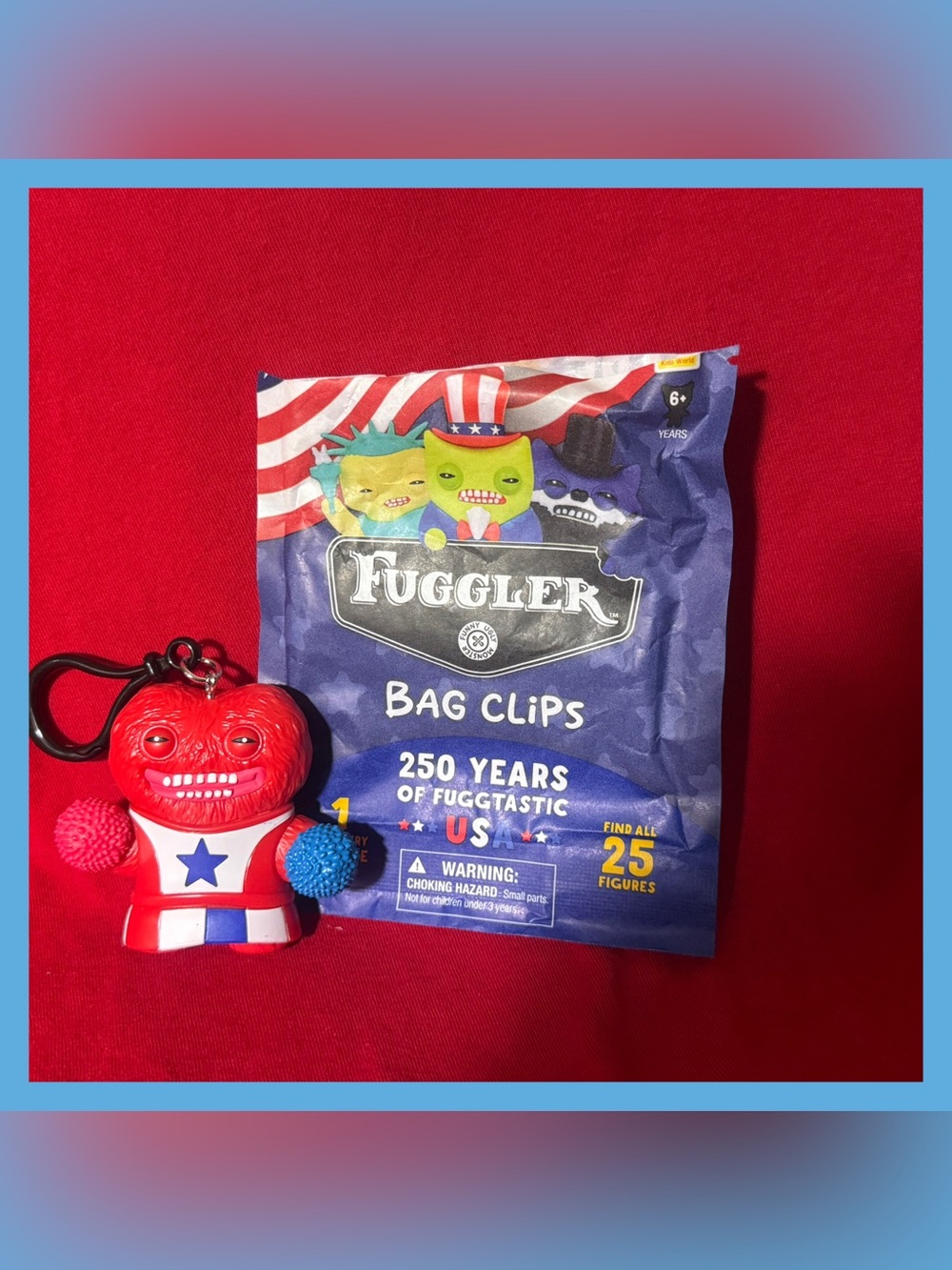 NEW QUICK SHIP 250 Years of Fuggtastic USA Keychain: Common Go Team